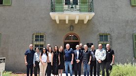 נציגי קרן אדמונד דה רוטשילד והאגודה למען החייל, צילום: דו"צ